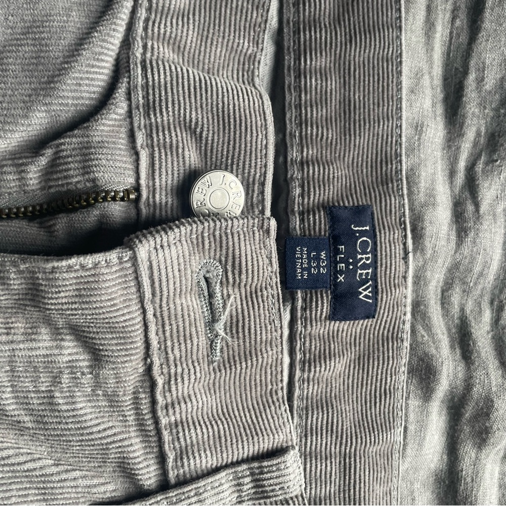 J Crew Corduroy Men’s Pants Grey